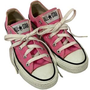 Converse Chuck Taylor All Star sneakers Low Top Pink canvas athletic shoes